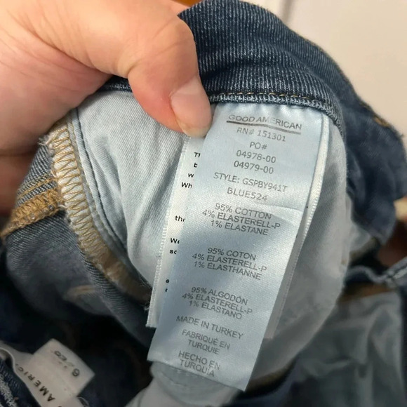 GOOD AMERICAN GOOD STRAIGHT JEANS - Picture 5 of 5